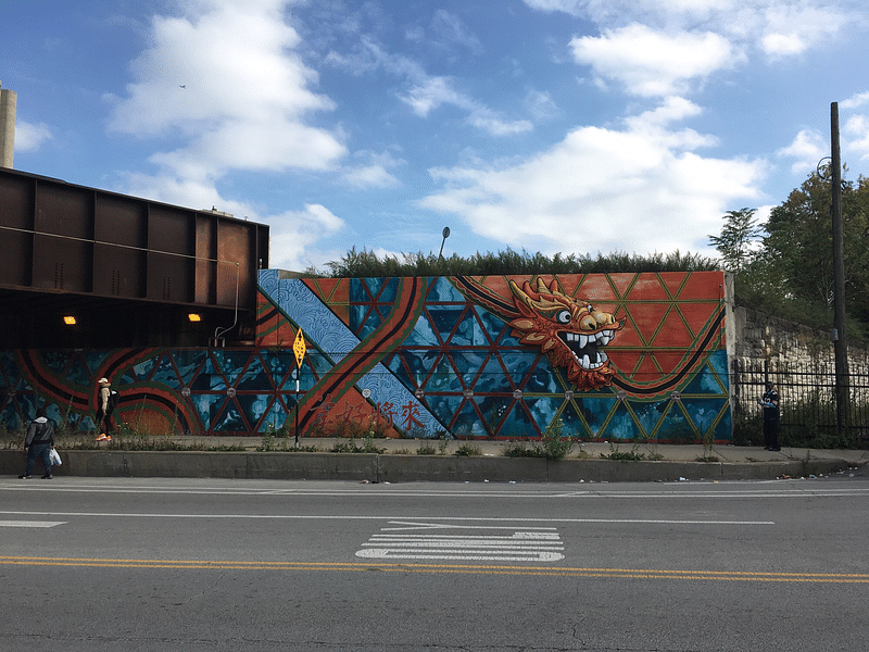 mural in Chicago by artist Andy Bellomo.