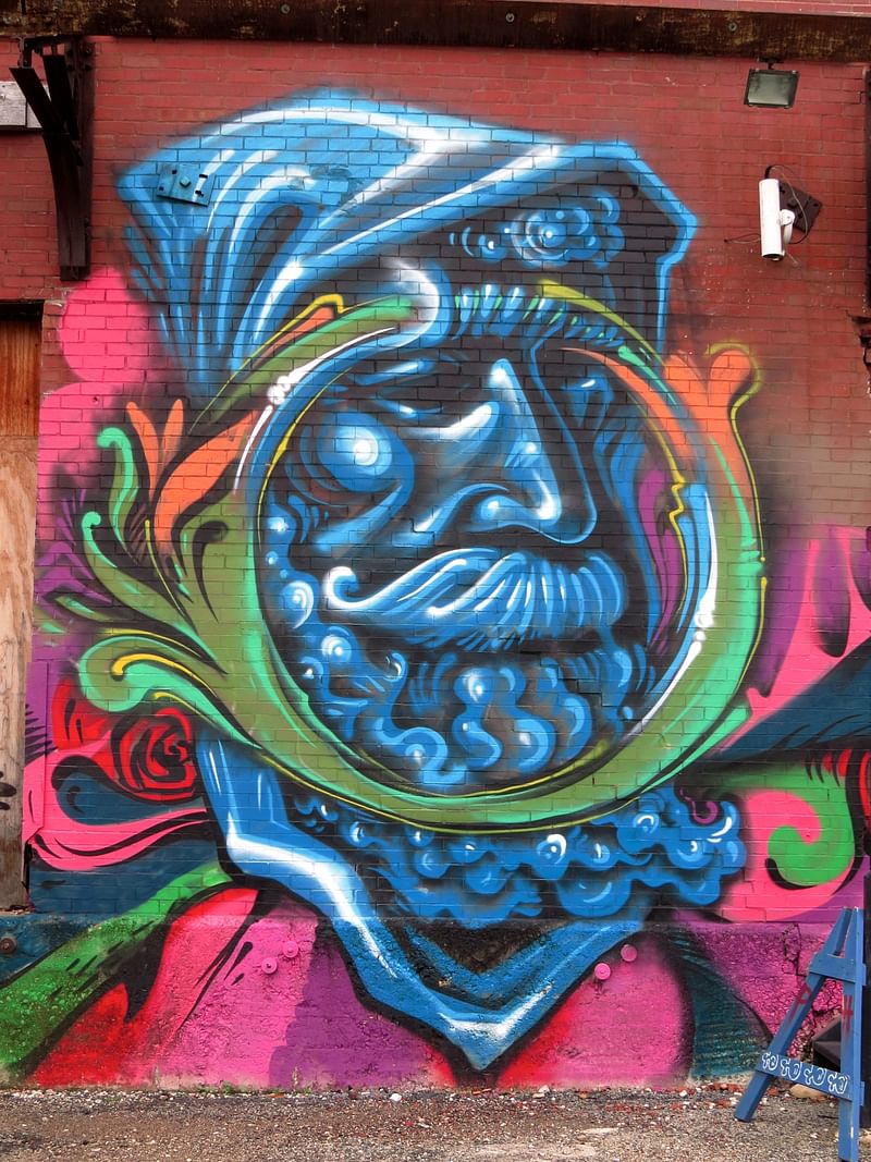 mural in Chicago by artist Solomon Souza.