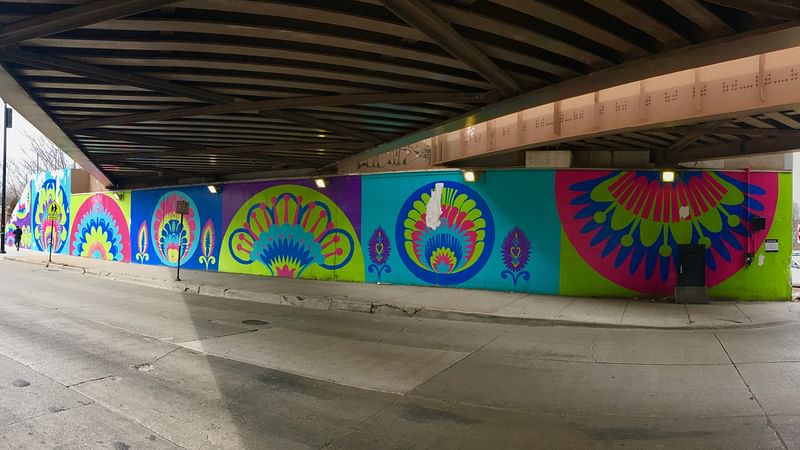 mural in Chicago by artist Tony Passero.