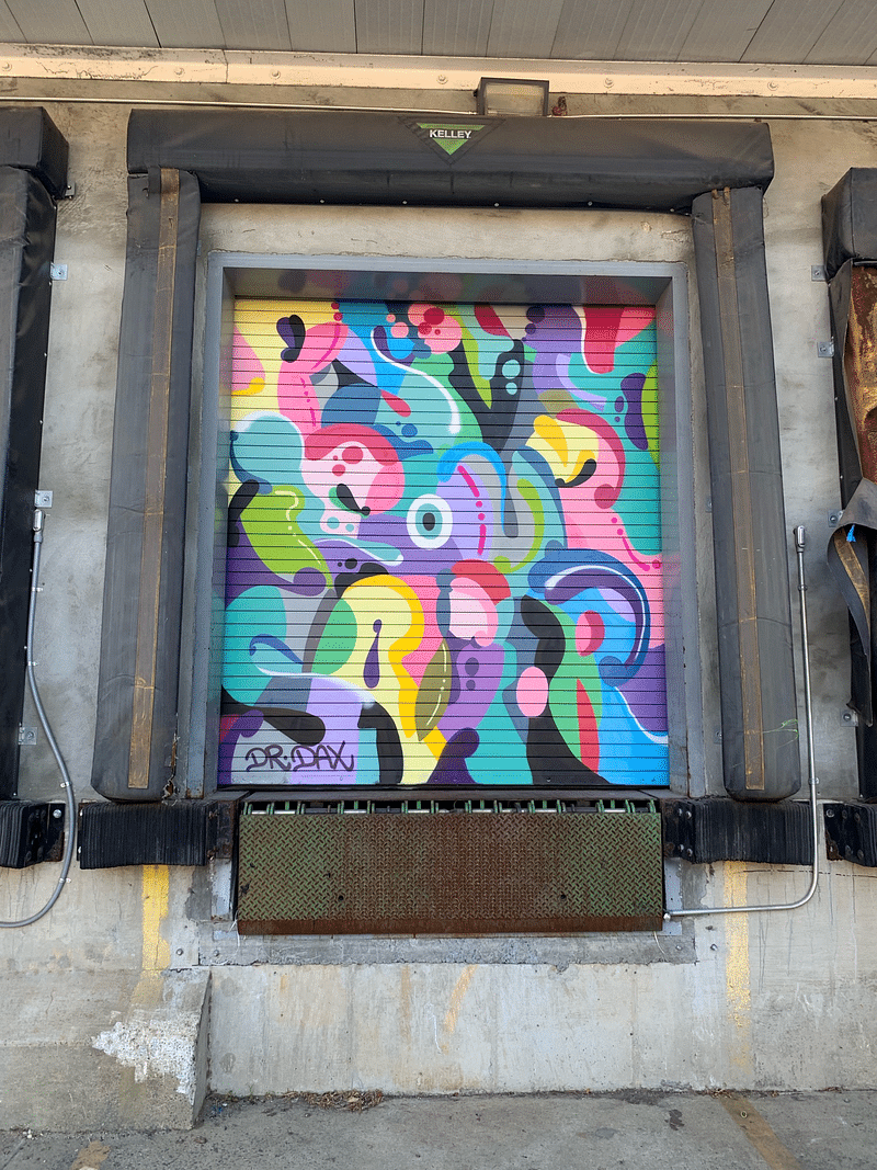 mural in Charlotte by artist Dr. Dax.