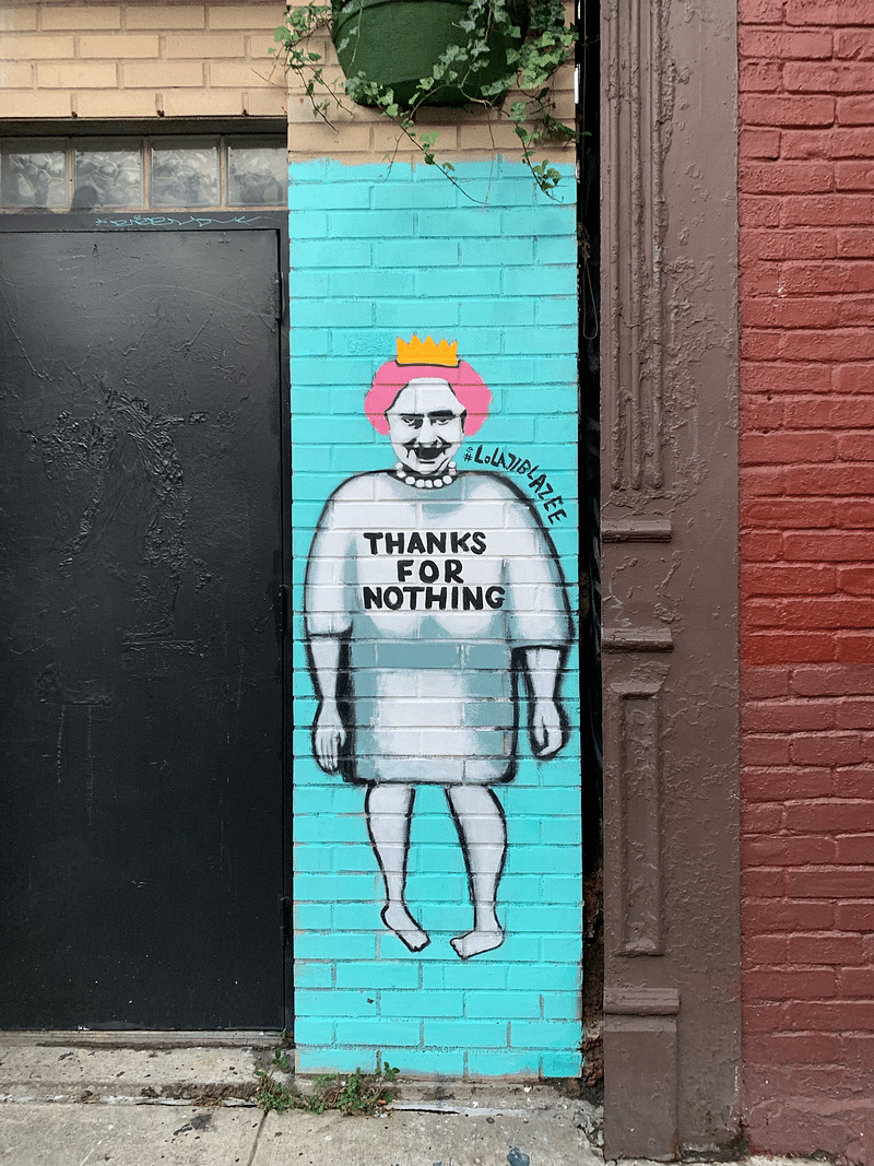 mural in New York by artist Lola Jiblazee.