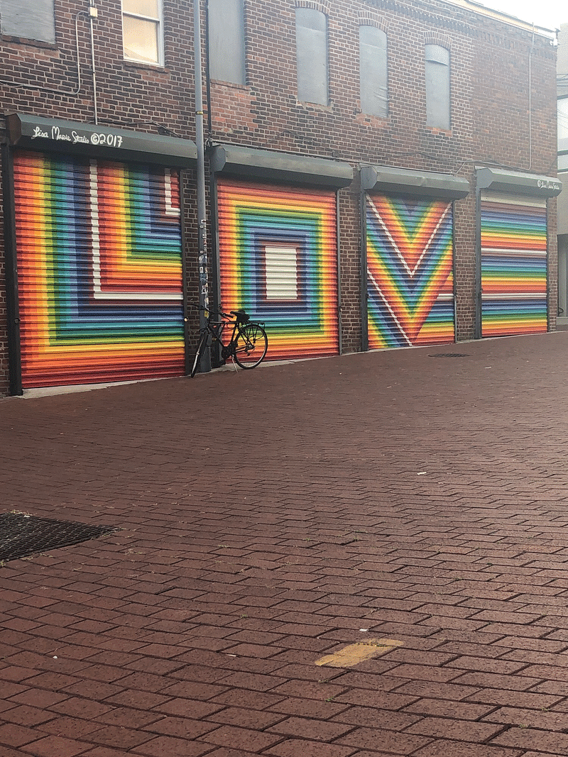 mural in Washington by artist Lisa Marie Thalhammer.