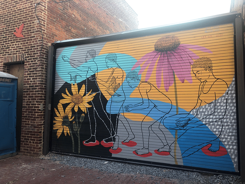 mural in Washington by artist Rose Jaffe.
