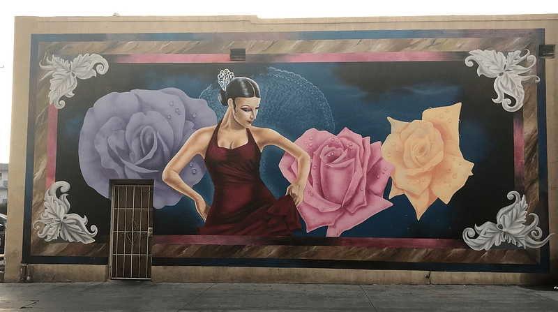 mural in Los Angeles by artist unknown.