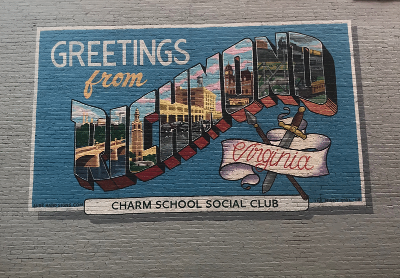 mural in Richmond by artist unknown.