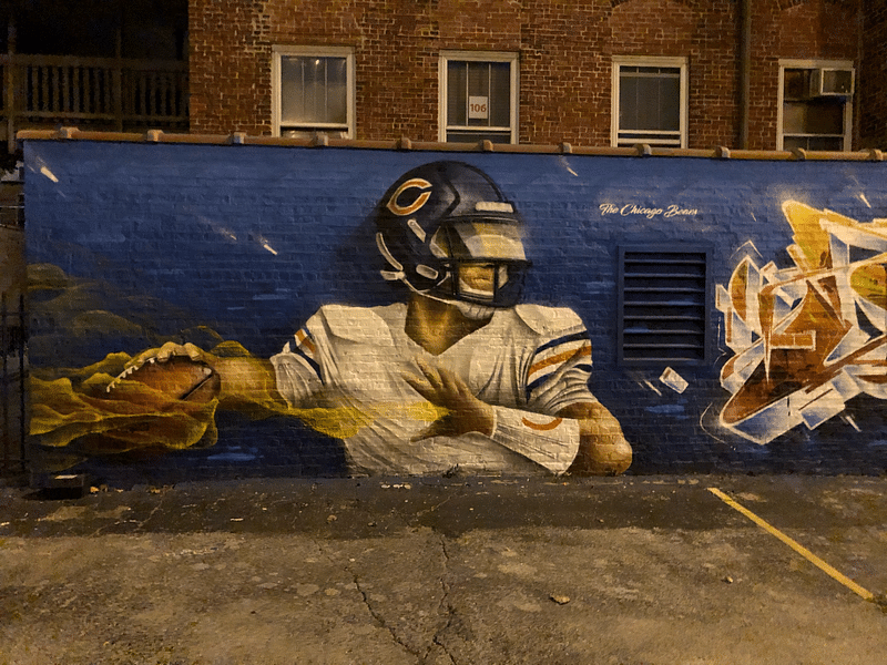 mural in Chicago by artist Asend.