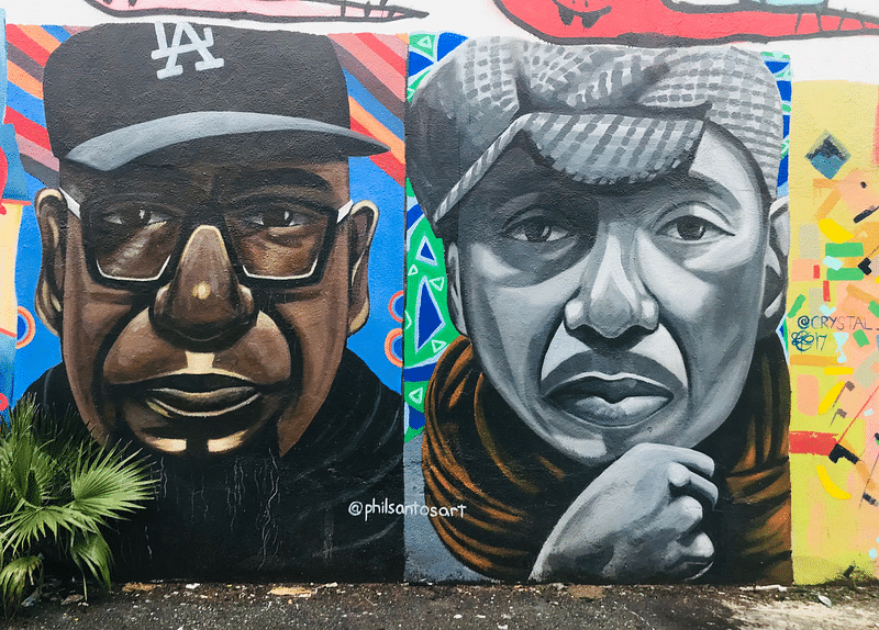 mural in Los Angeles by artist unknown.