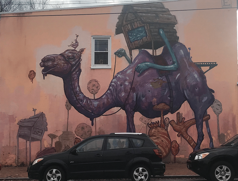mural in Richmond by artist Ekundayo.
