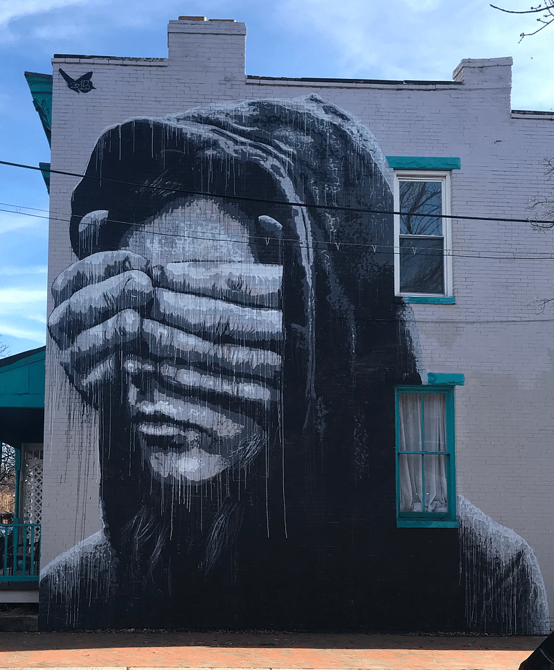 mural in Richmond by artist Nils Westergard.