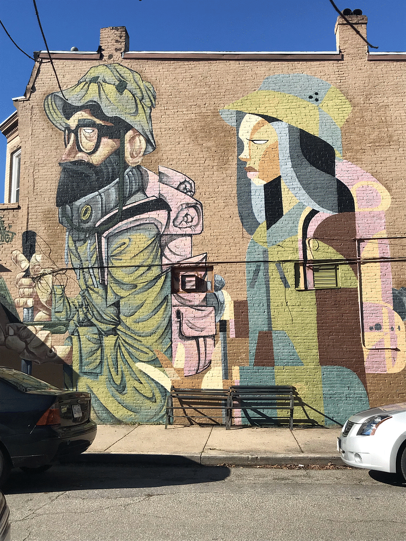 mural in Richmond by artist Ink10.