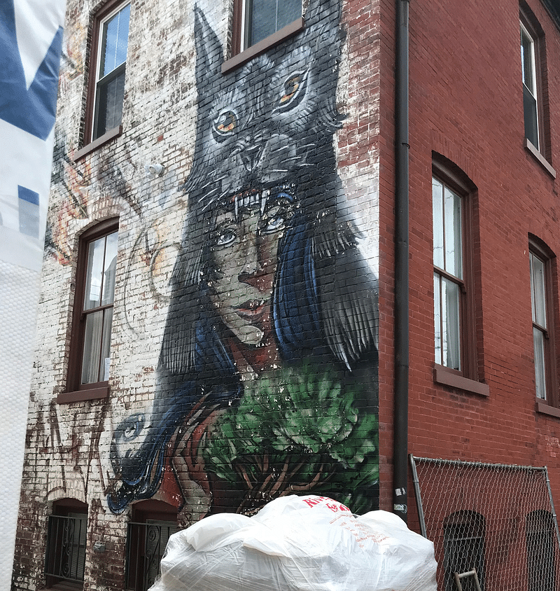 mural in Richmond by artist unknown.