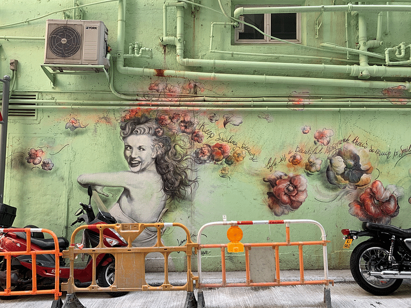 mural in  by artist unknown.