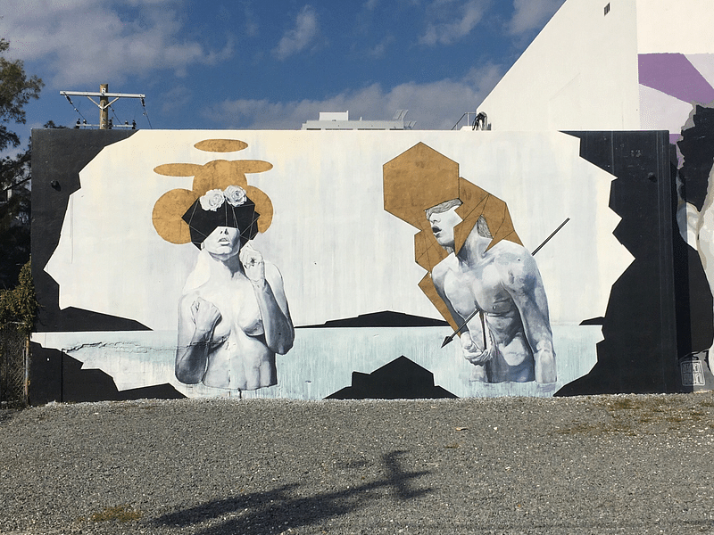 mural in Miami by artist Adrian Avila.