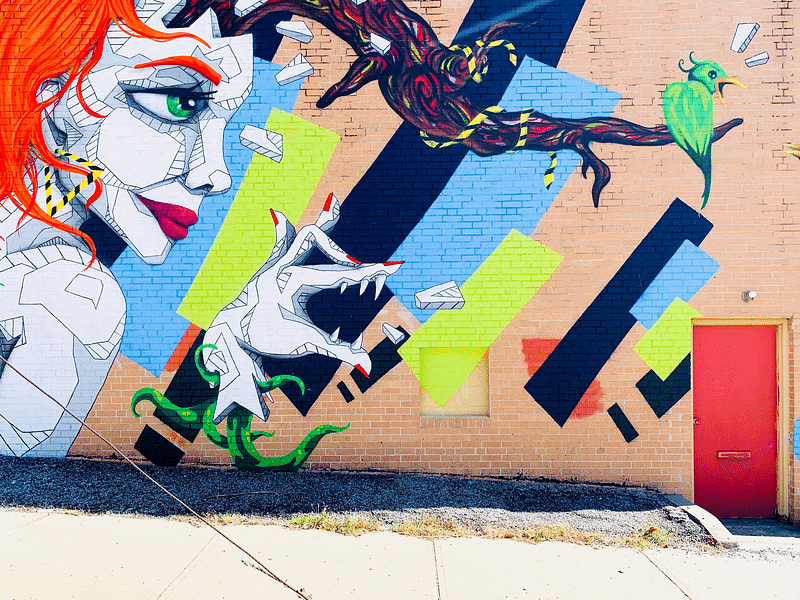 mural in Kansas City by artist Rebeka Skela.