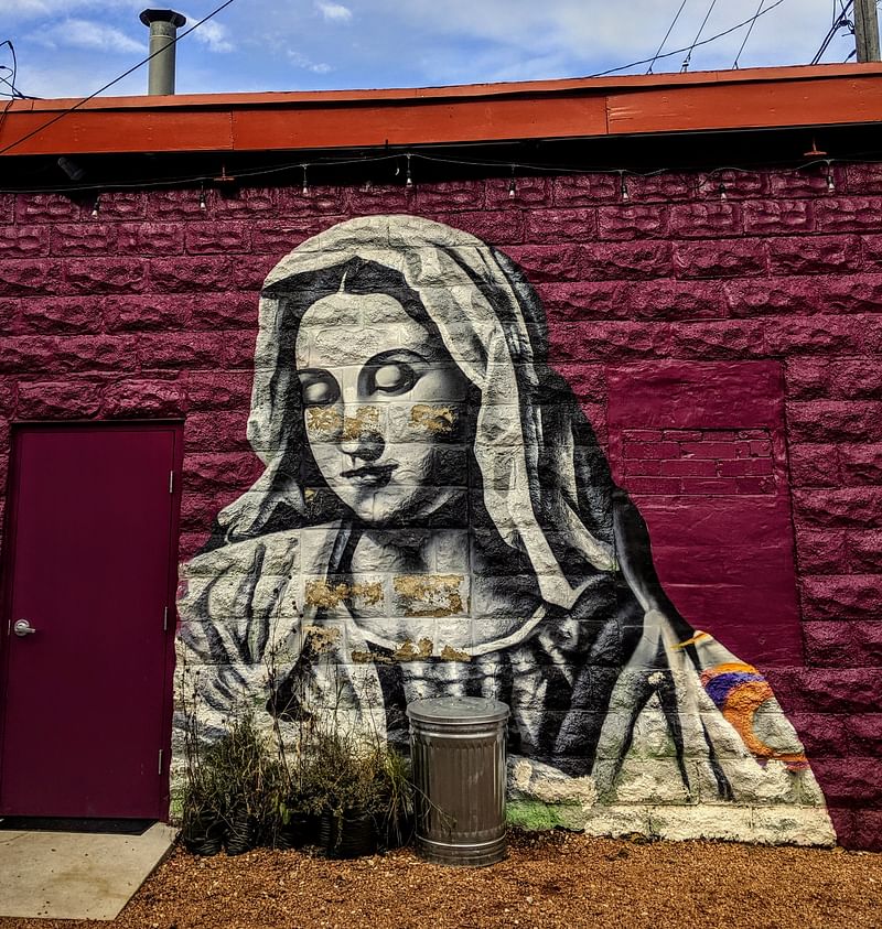 mural in Milwaukee by artist unknown.