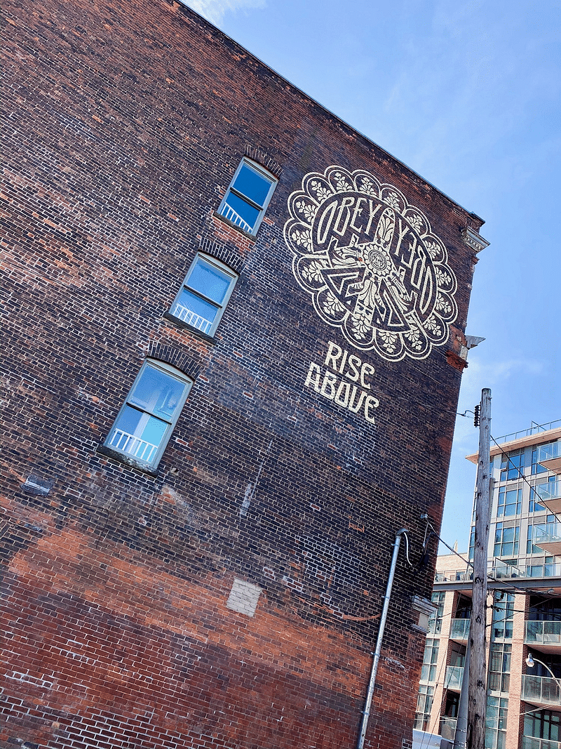 mural in Toronto by artist Shepard Fairey.
