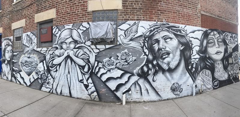 mural in Chicago by artist Werm.