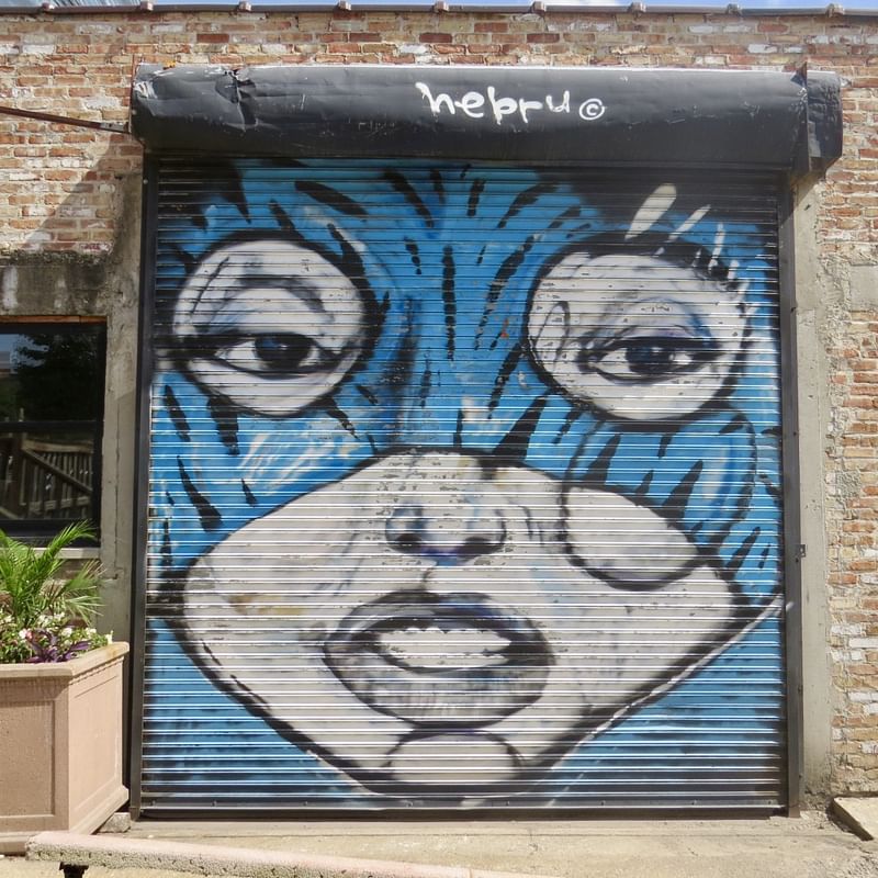 mural in Chicago by artist Hebru Brantley.
