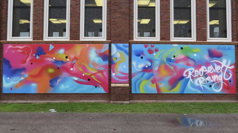 mural in Chicago by artist unknown.