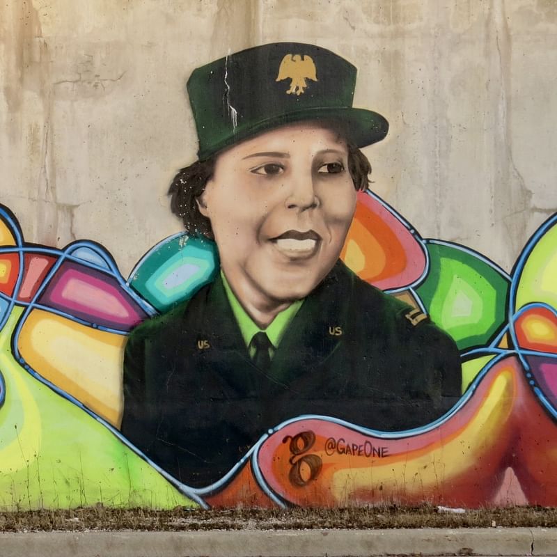 mural in Chicago by artist Gape One.