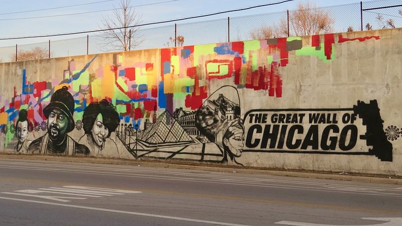 mural in Chicago by artist Rahmaan Statik.