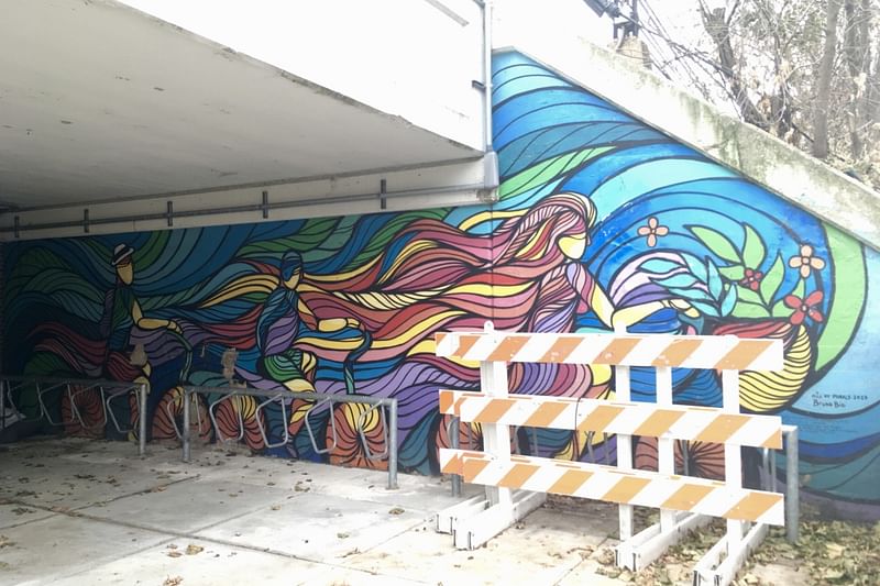 mural in Chicago by artist Bruno Big.