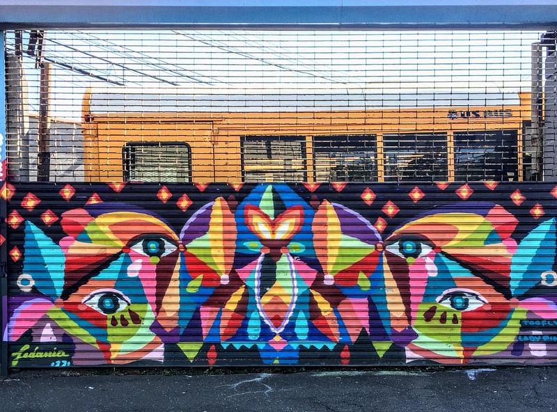 mural in  by artist LeDania.