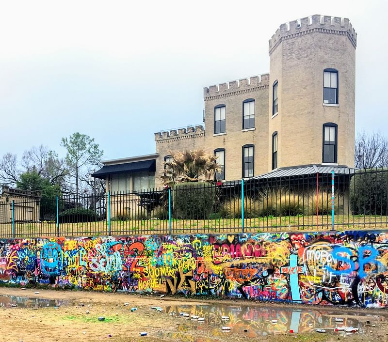 mural in Austin by artist unknown.