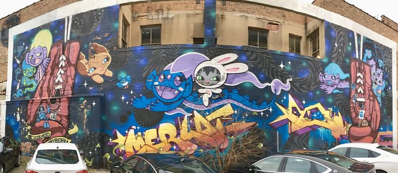 mural in Chicago by artist Miss Merlot.
