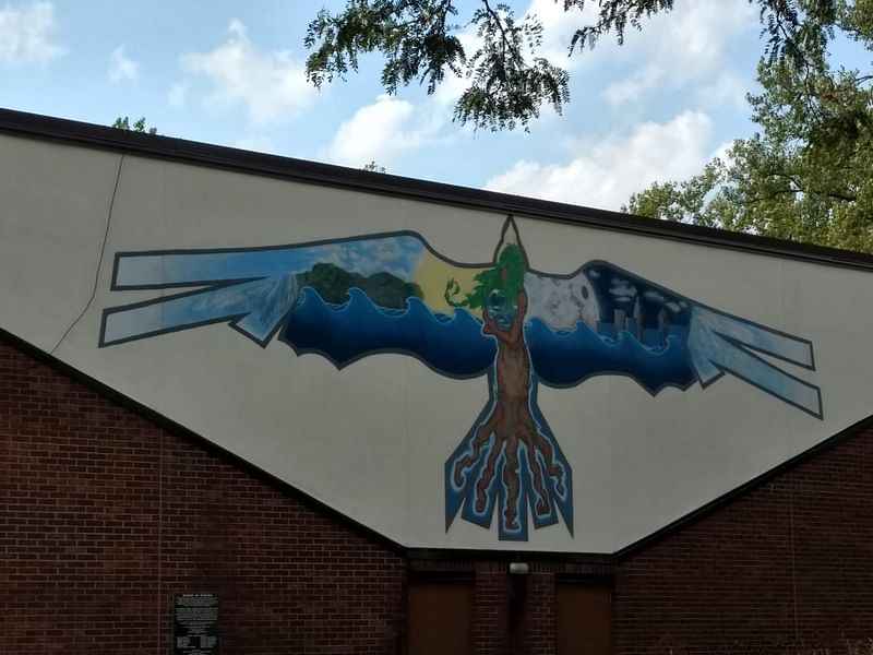 mural in Columbus by artist unknown.