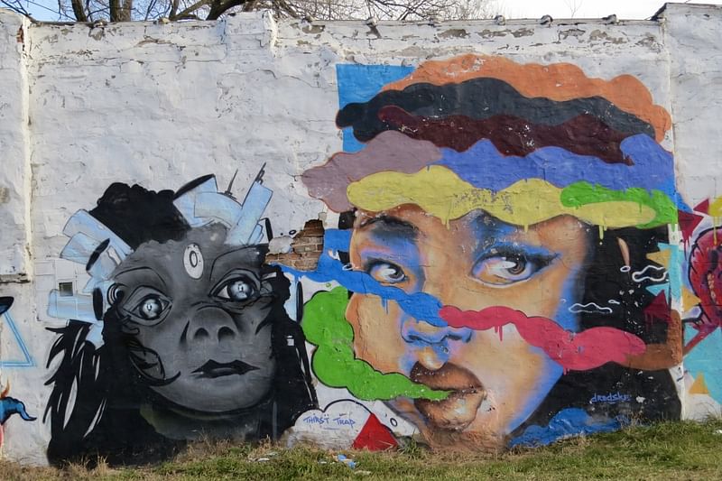 mural in Chicago by artist Dredske.