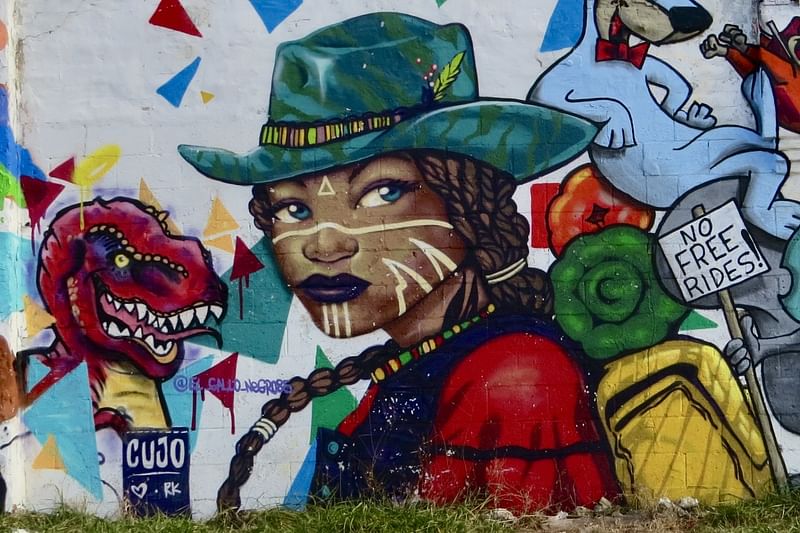 mural in Chicago by artist Cujo.