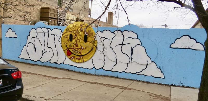 mural in Chicago by artist The Bear Champ.
