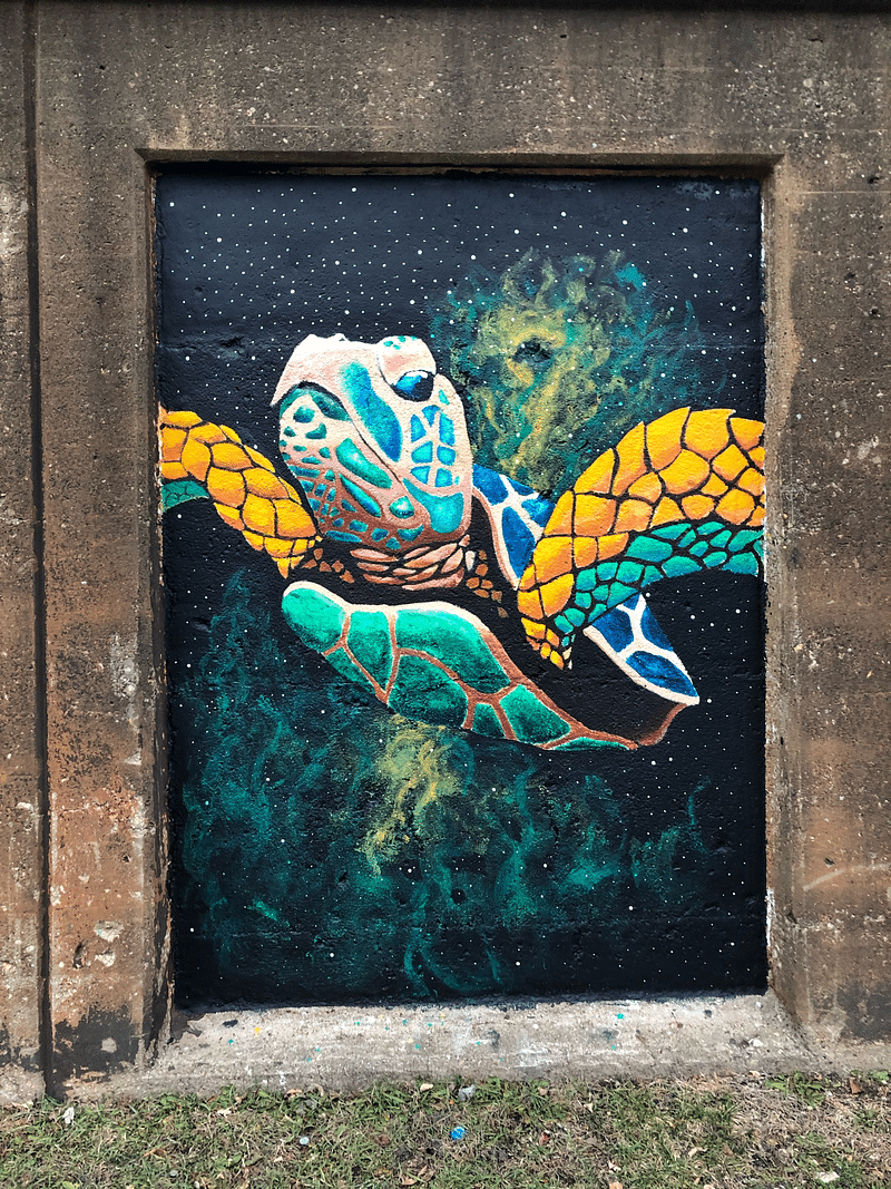 mural in Oak Park by artist unknown.