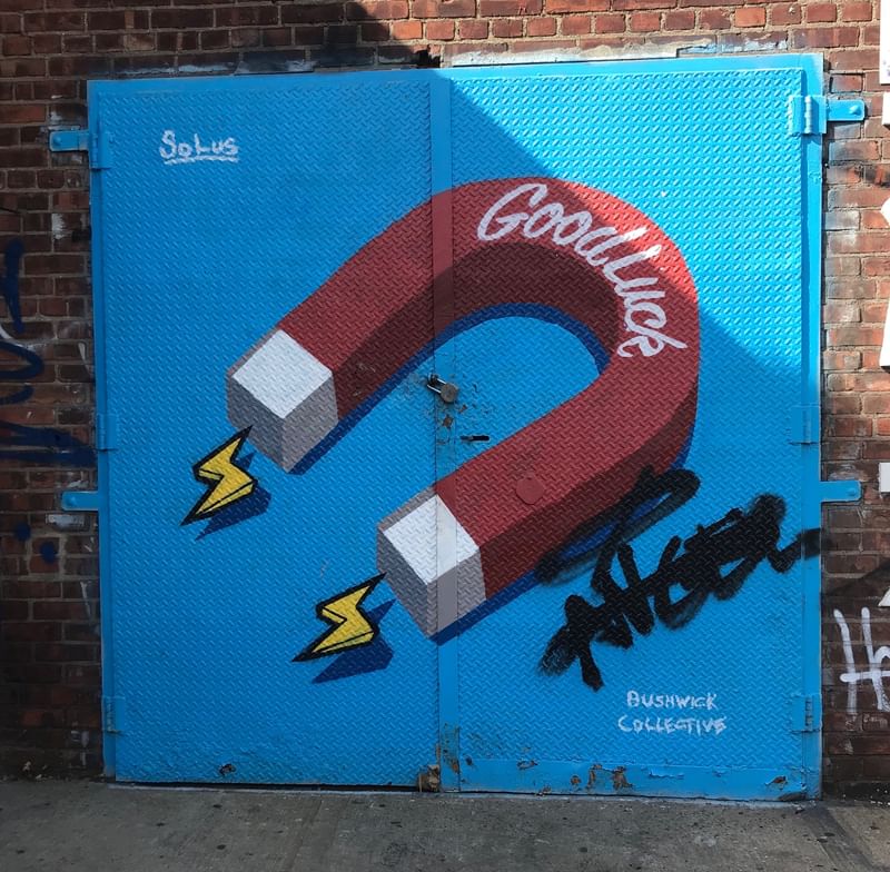 mural in Brooklyn by artist Solus.