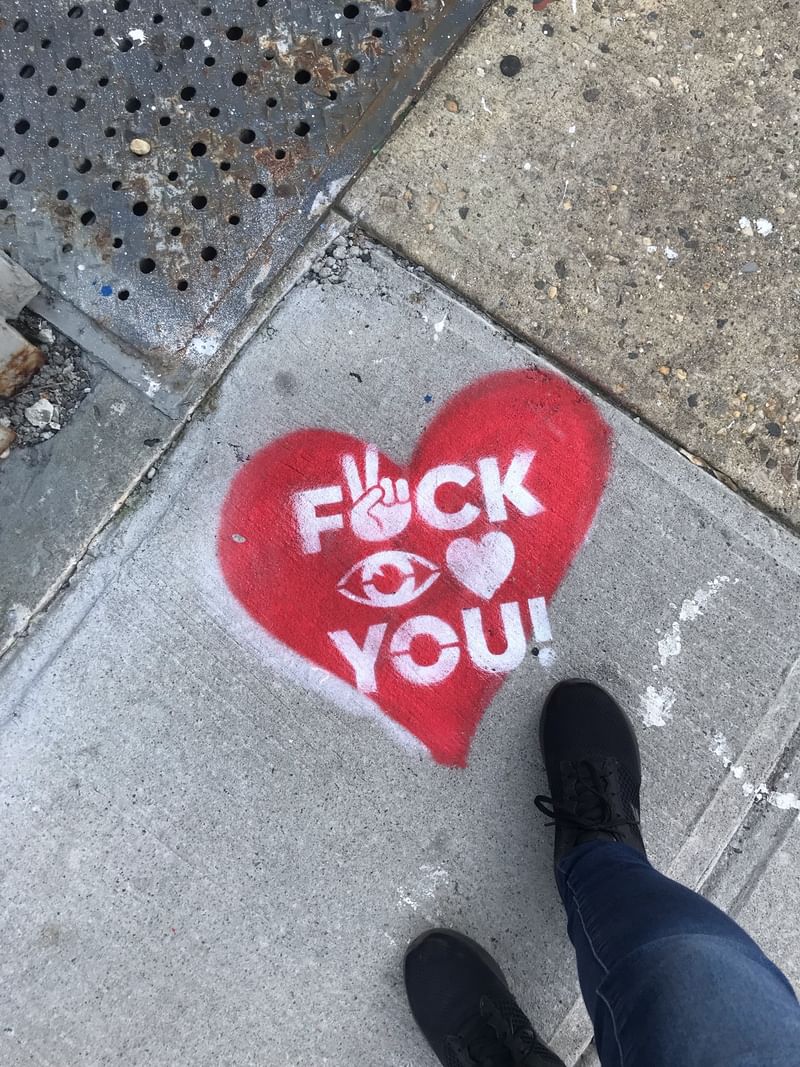 mural in Brooklyn by artist unknown.