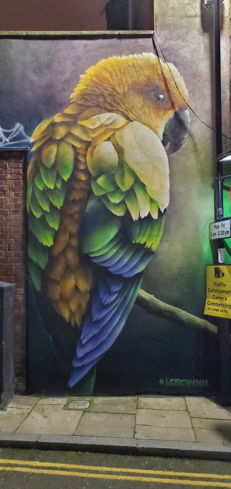 mural in London by artist unknown.