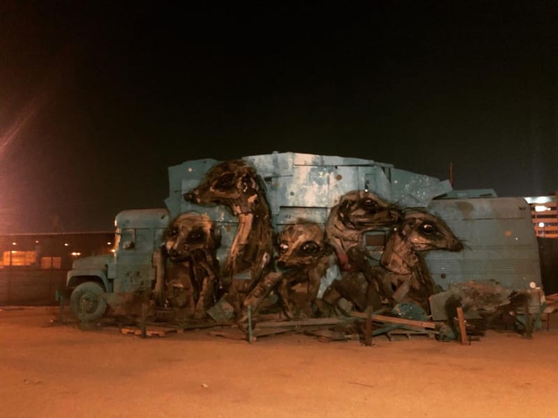 mural in  by artist Bordalo II.