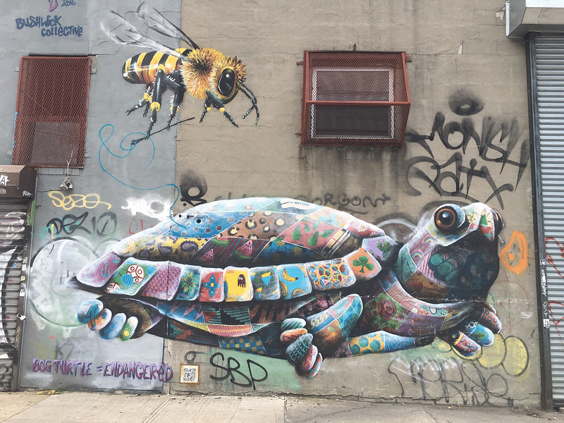 mural in  by artist Louis Masai.