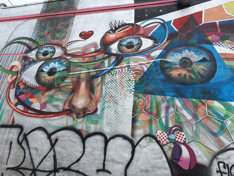 mural in Brooklyn by artist unknown.