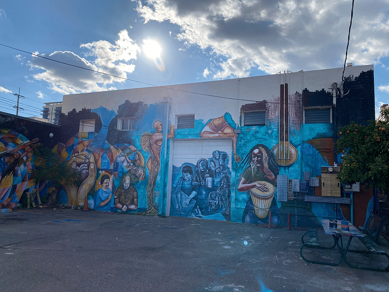 mural in Phoenix by artist unknown.