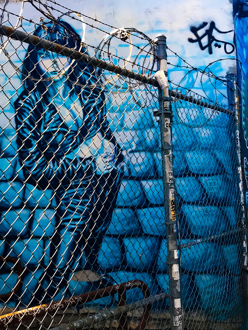 mural in San Francisco by artist unknown.