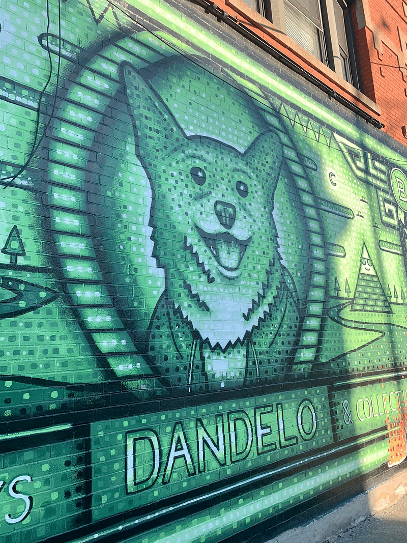 mural in Chicago by artist Sick Fisher.