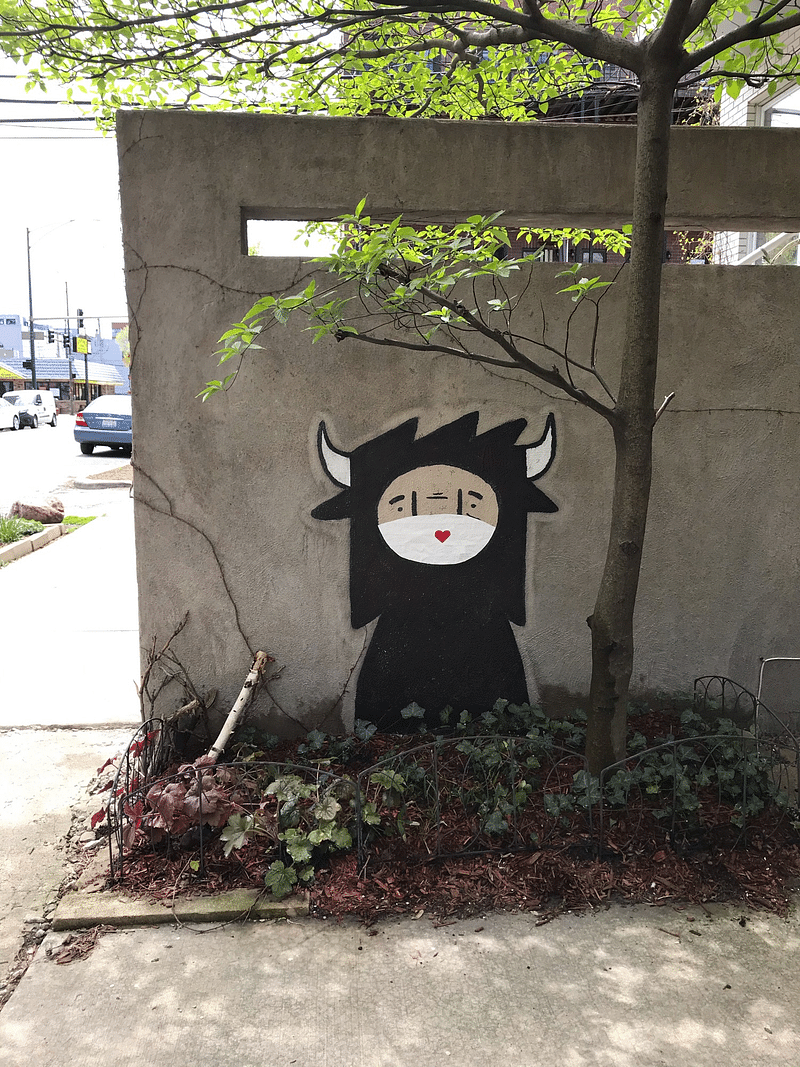 mural in Chicago by artist Penny Pinch.