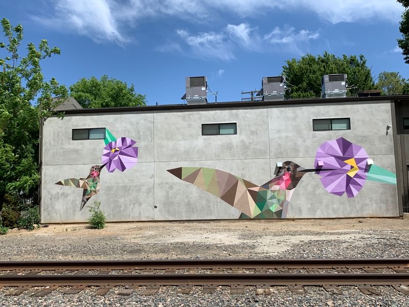 mural in Sacramento by artist unknown.