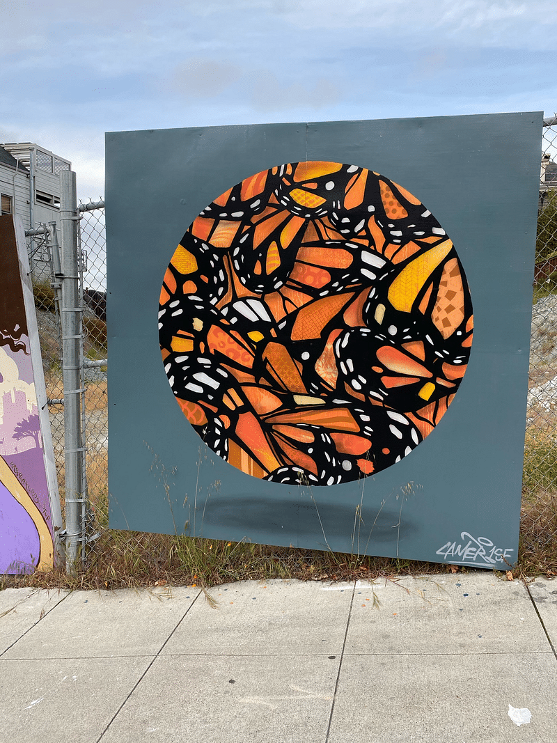 mural in San Francisco by artist Camer1.