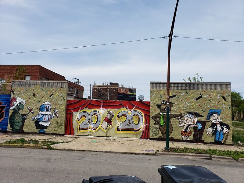 mural in Chicago by artist DramaOne.