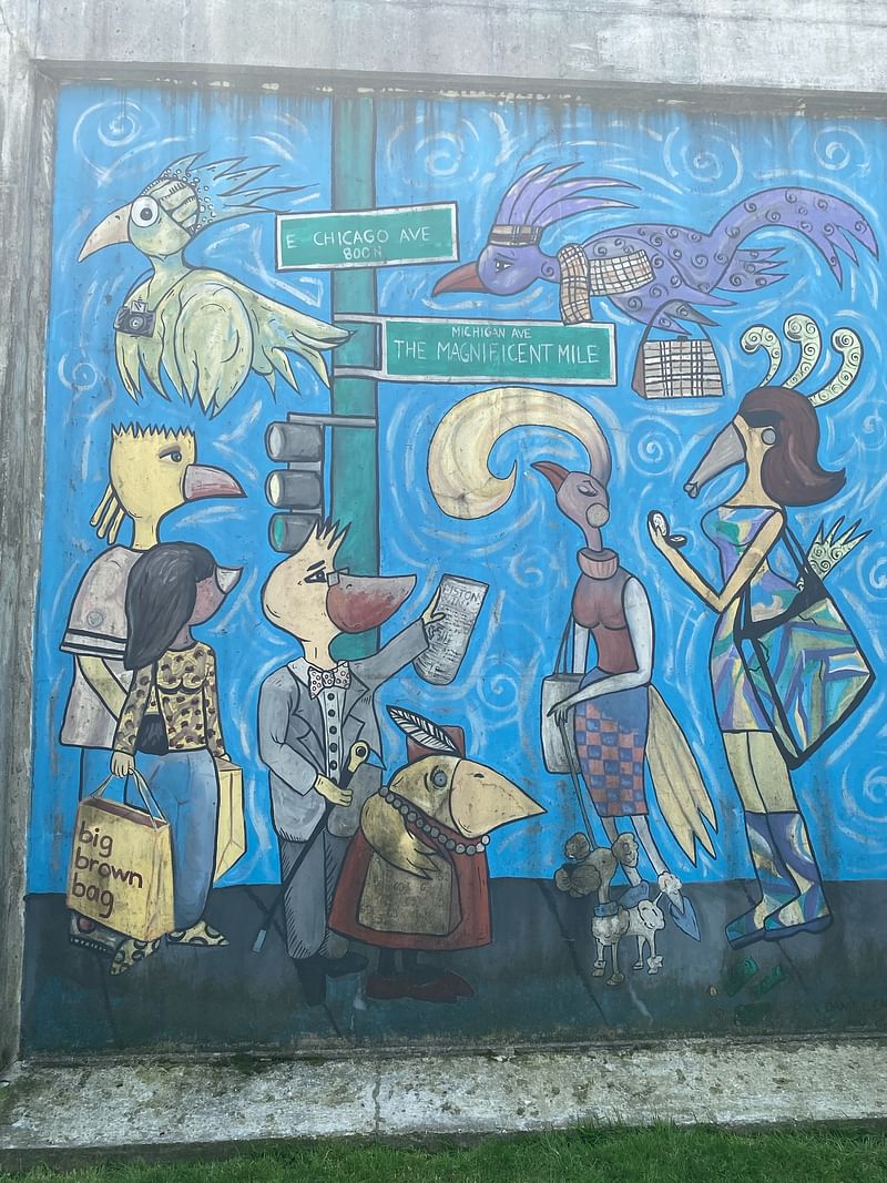 mural in Chicago by artist unknown.