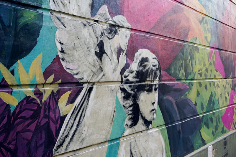 mural in Buenos Aires by artist Josefina Di Nucci.