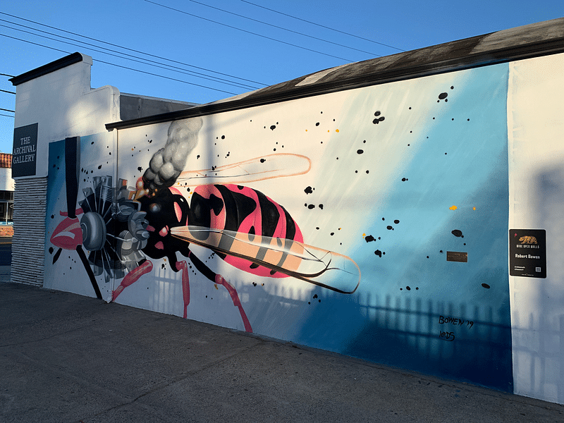 mural in Sacramento by artist Robert Bowen.